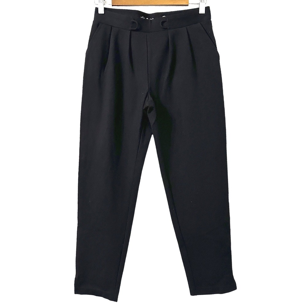 Betabrand Joggers S Black Ankle Pullon Minimalist Yoga Workwear Comfort